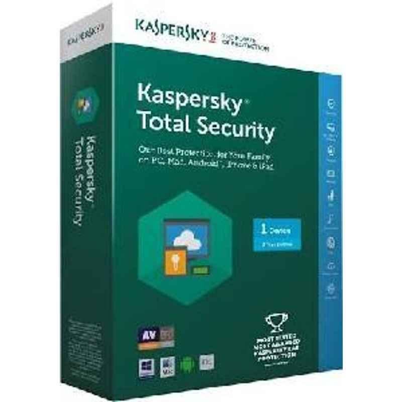 Kaspersky Total Security 1PC/1Year for Window PC Software