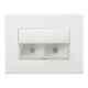 Anchor Roma Grey 3 Module Emergency LED Light 22616S