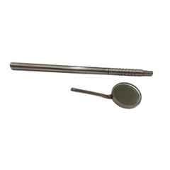 Forgesy Stainless Steel Silver Dental Mouth Mirror with 6mm Handle