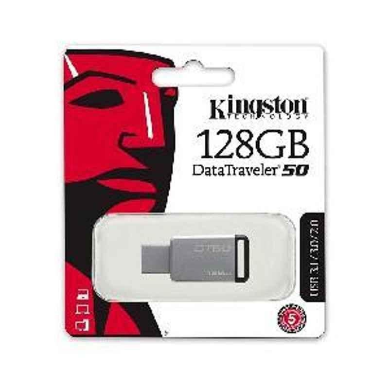 Kingston Datatraveler 50 128GB Usb 3.0 Flash Drive Pen Drive