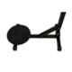 IBS 120kg Iron Black Foldable Standing Twister with Handle