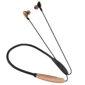 Hitage Fanta Golden Wireless Bluetooth Neckband Earphone with 80hr Play Time, NBT-826