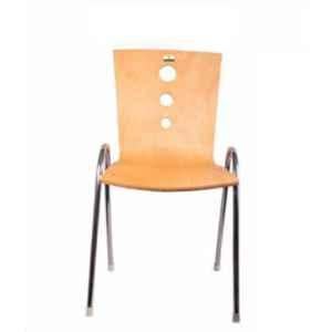 Guru Chair Brown Metal Body Dining Chair, 50