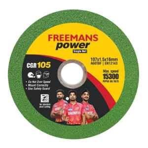 Freemans Power 4 inch Green & Red Single Net Cut Off Wheels, CGR105 (Pack of 100)