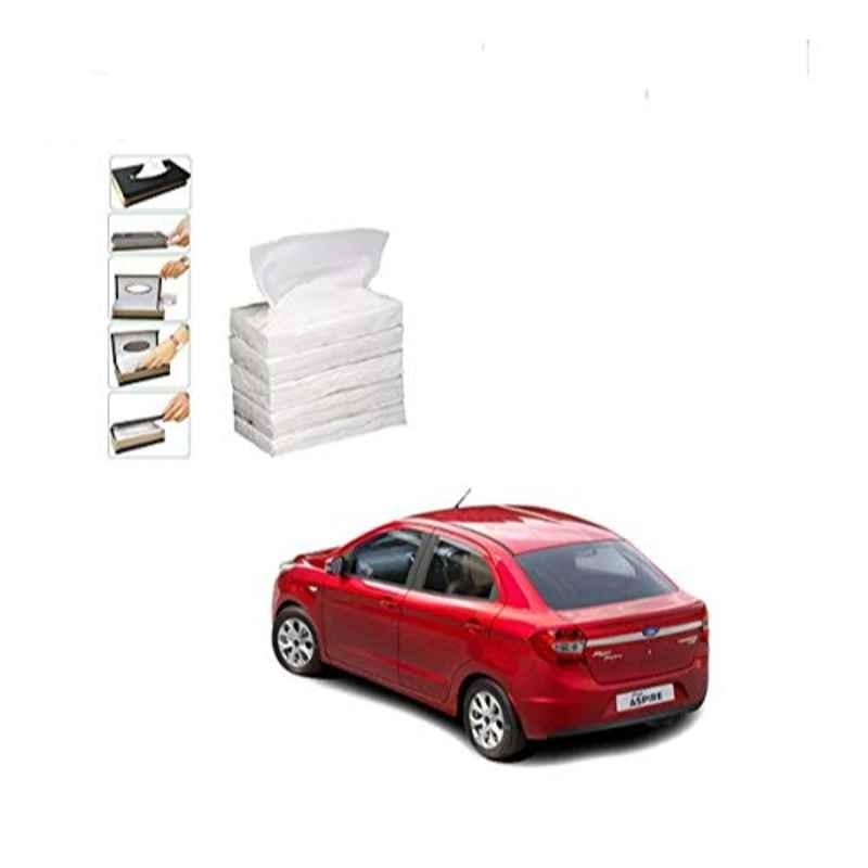 Kozdiko 100 Pulls Dispenser Box Refiller Tissue Paper with 200 Sheets for Ford Figo Aspire (Pack of 5)