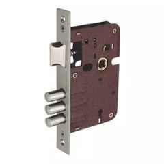 Harrison 70mm Brass Stainless Steel Finish Lever Mortise Lock, 0695