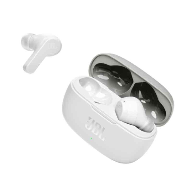 JBL 20hrs White True Wireless Earbuds, JBL-WAVE200-TWS-WHITE