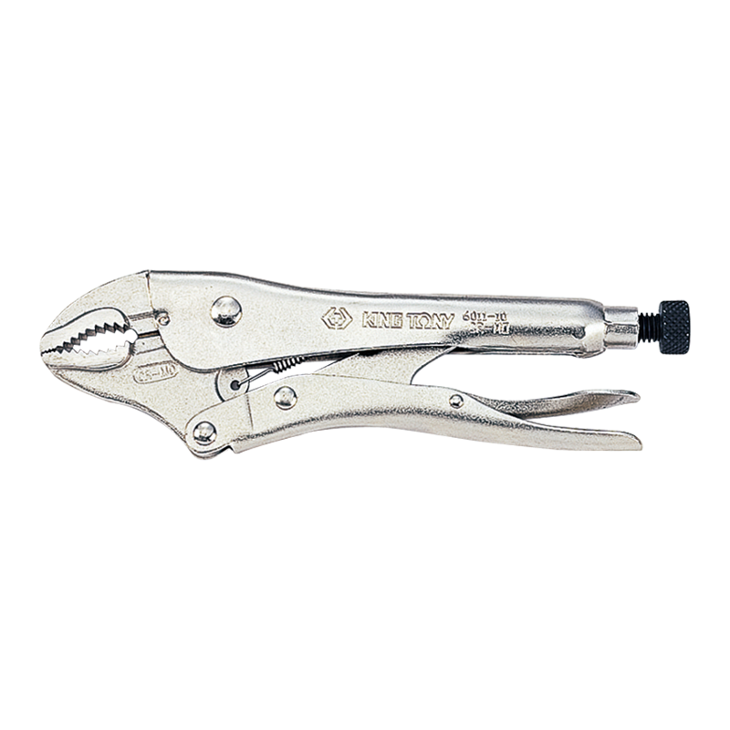 King Tony 254mm Curved Jaw with Wire Cutter Locking Plier, 6011-10N