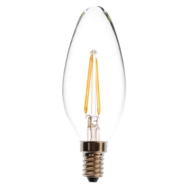 V-TAC VT-254D 4W 2700K E14 Clear Filament Candle Bulb with Samsung Chip