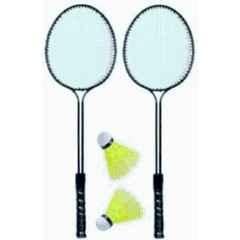 STYRKR 2 Pcs Multicolour Badminton Racket with Two Shuttlecocks