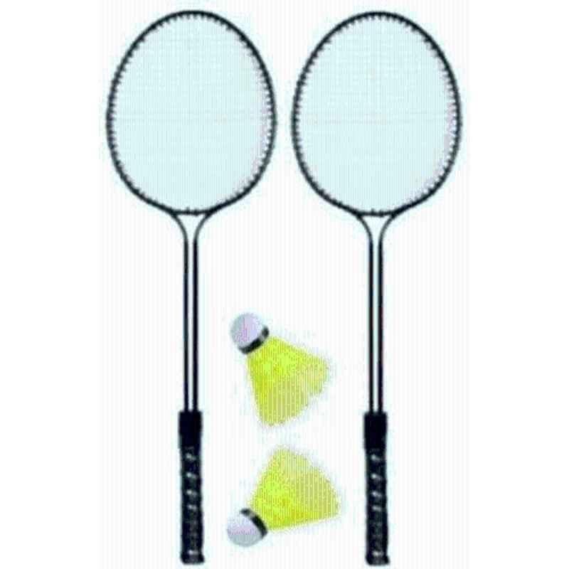 STYRKR 2 Pcs Multicolour Badminton Racket with Two Shuttlecocks