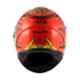 Axor Street Racing Duck Orange & Red Full Face Helmet, AHRORM, Size: M