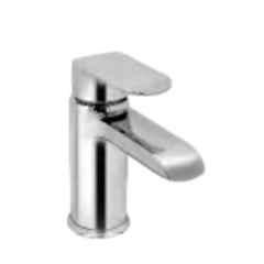 Somany Rejoice Brass Chrome Finish Single Lever Basin Mixer with Braided Hose Set, 272201330011
