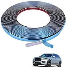 Kozdiko 20m 14mm Silver Car Side Window Chrome Beading Roll for Jaguar F-Pace