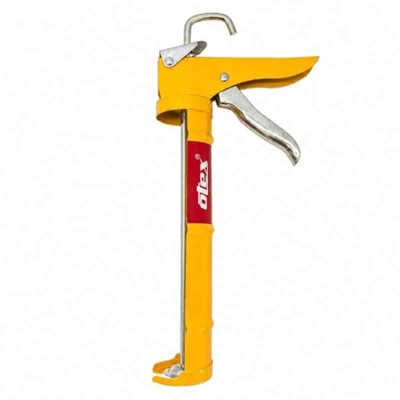 Otex 9 inch ABS & Metal Yellow Professional Heavy Duty Silicone Sealant Gun with Smooth Flow Steel Frame