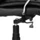 High Living Saturn Leatherette High Back Black Office Chair