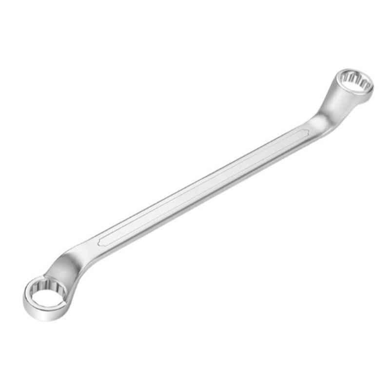 Tolsen 6x7mm CrV Chrome Plated Industrial Double Ring Spanner, 15871