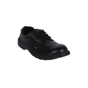 Hillson U4 Synthetic Leather Low Ankle Steel Toe Black Work Safety Shoes, Size: 9