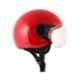 Vega Atom ABS Red Open Face Helmet, Size: M