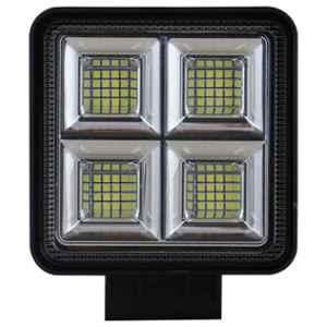 AllExtreme 128W 64 LED Aluminium White Fog Light with Mounting Brackets for All Car & Motorcycle, FOG_LIGHT_04