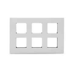 Schneider Electric Opale 12 Module White Grid & Cover Plate, X0712 (Pack of 5)