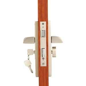 Voltizi 70mm ‎Zinc ‎Satin Finish Mortise Door Lock Set for Main Door, CRZ023