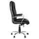 High Living Saturn Leatherette High Back Black Office Chair
