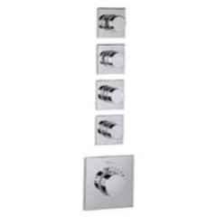 Hindware Chrome Brass Thermostatic Valve with 4 Way Volume Control, F500001