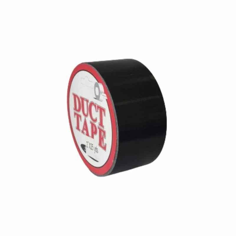 Duct Tape, JAW093, 2  inchx25 Yards, Black