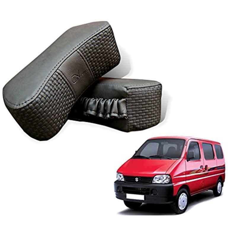 Kozdiko 2 Pcs Memory Foam Grey Car Vastra Neck Rest Cushion Set for Maruti Suzuki Eeco, koz_5383