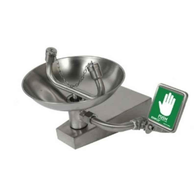 Esnico 11.4lpm Stainless Steel Wall Mounted Eyewash, ESWO2Z0MS