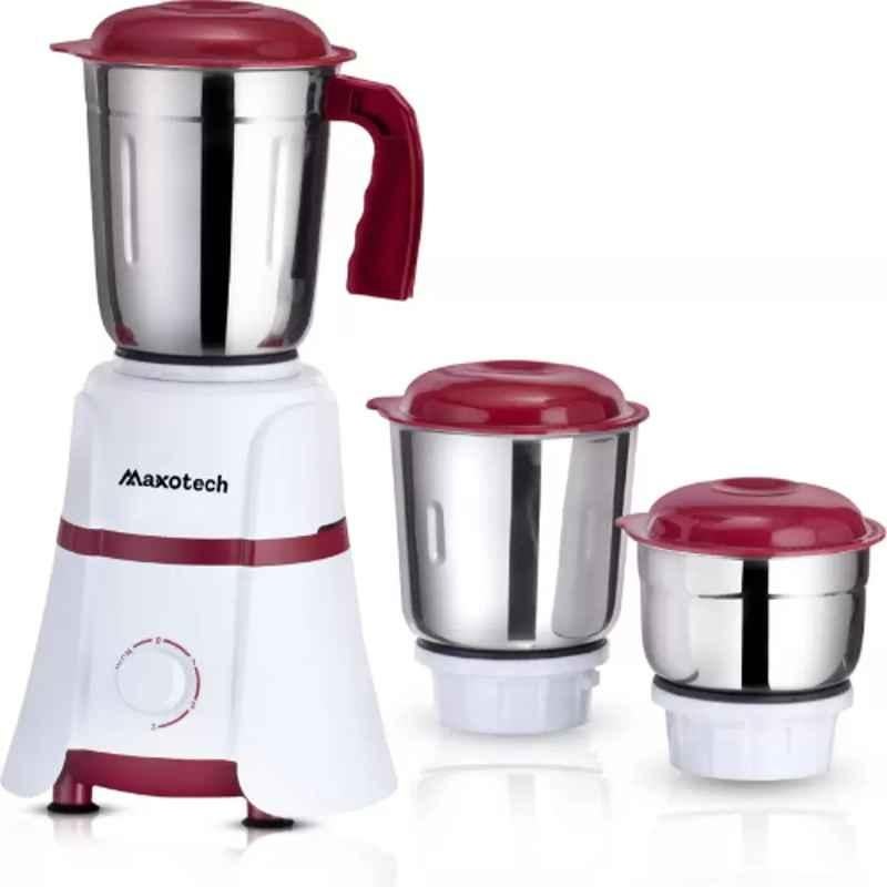 Maxotech Thunder 700W ABS Light Brown & White Copper Motor Mixer Grinder with 3 Jars