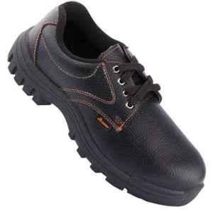 Paragon 710 PVC Steel Toe Black Safety Shoes, Size: 7