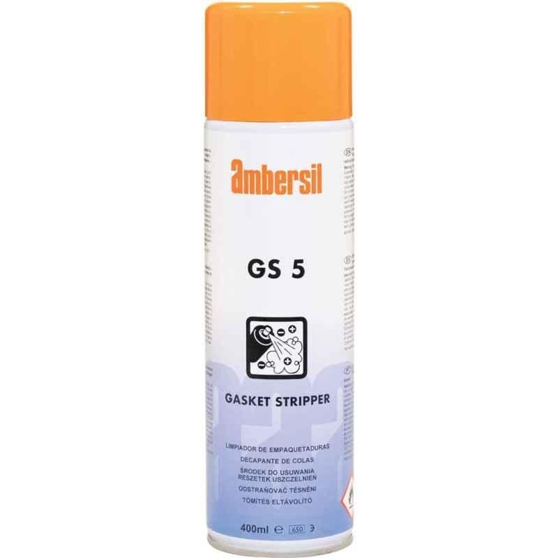 Ambersil Gs 5 Gasket Stripper 400ml, Non- Running Fast Acting Gasket Remover For Remove Thread Locking Compounds, Silicone Sealant And Mastics