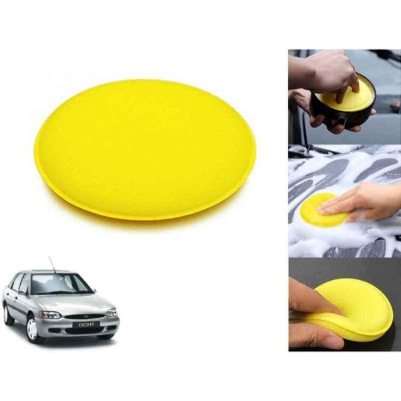 Auto Pearl Polyurethane Beige Washing & Waxing Polish Foam Sponge for Escort