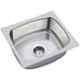 Zesta 18x16x8 inch Stainless Steel Chrome Finish Silver Single Bowl Vessel Kitchen Sink