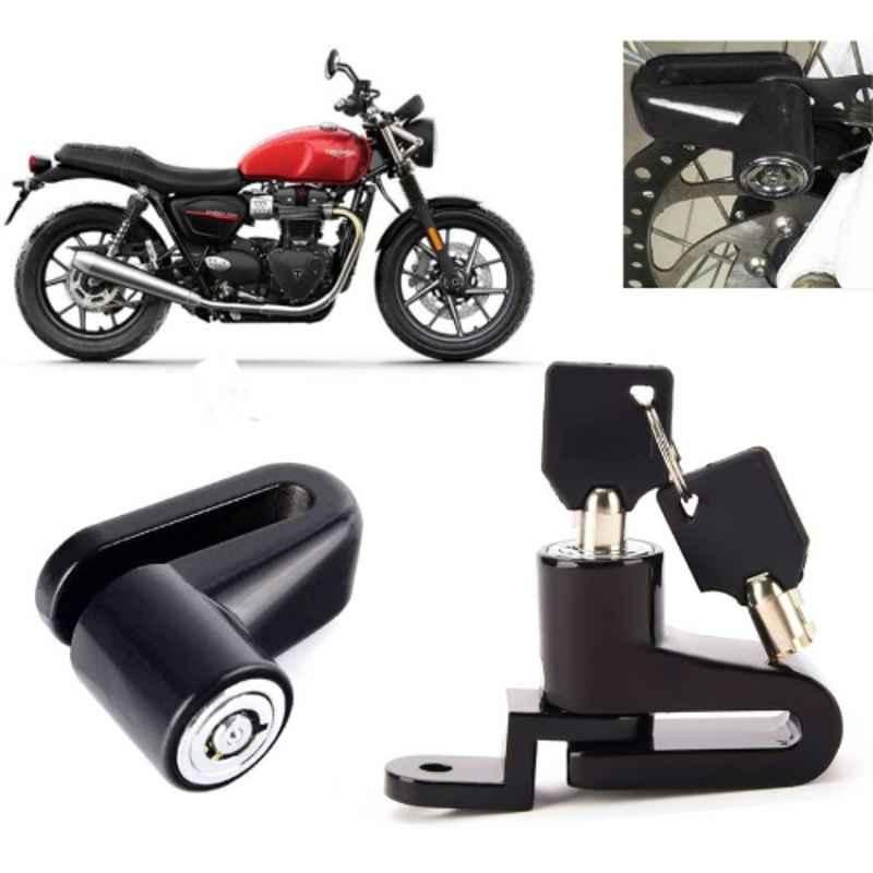 Auto Pearl Steel Heavy Duty Anti Theft Disc Brake Lock for Street Twin, Lock_641