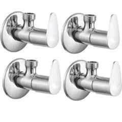 Senkiddpro Fusion Stainless Steel Chrome Finish Wall Mounted Angle Cock (Pack of 4)