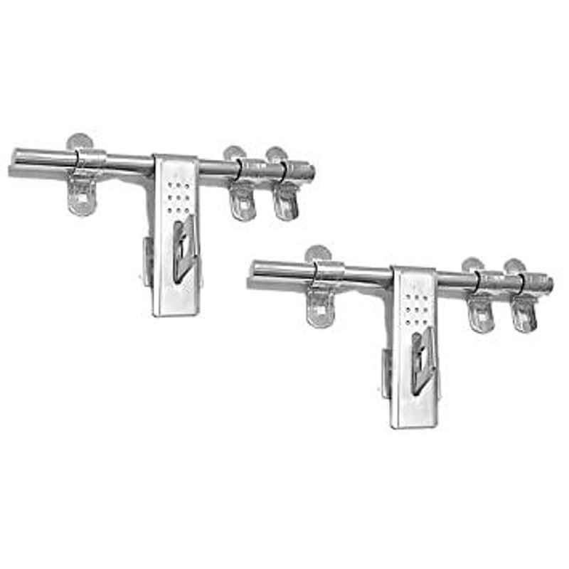 Smart Shophar 12 inch Stainless Steel Silver Butterfly Aldrop, SHA40AL-BUTF-SL12-P2 (Pack of 2)