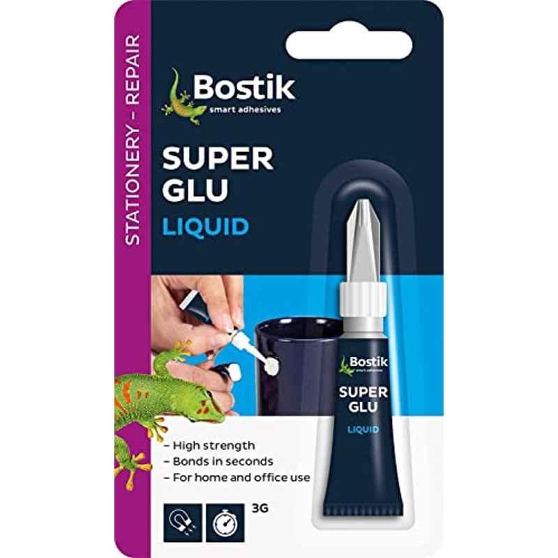 Bostik 3g Superglue Car Maintenance Adhesives Tube, 80607