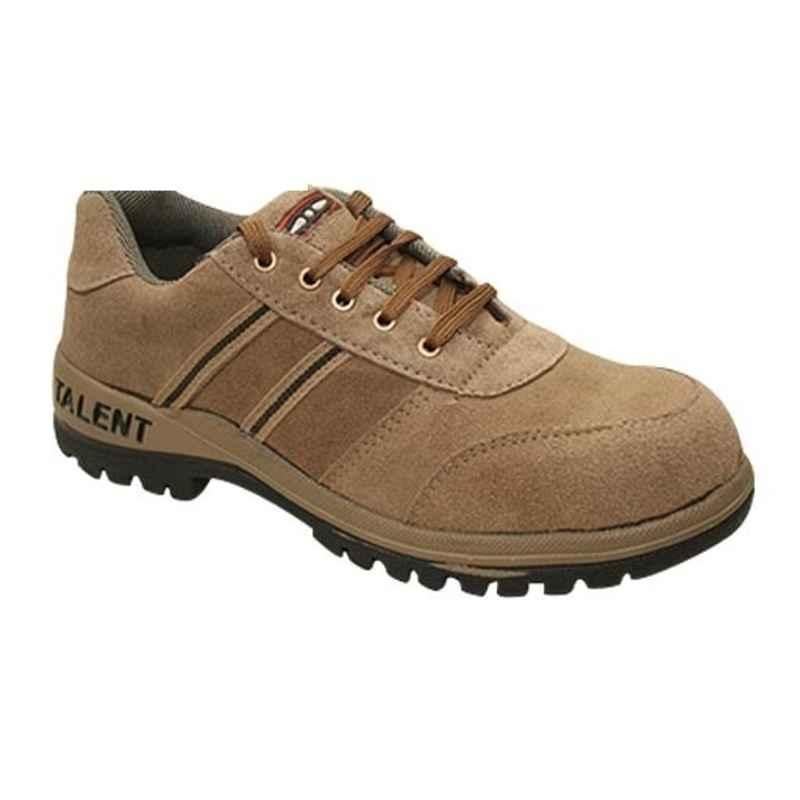 NEOSafe Talent A5007 Steel Toe Brown Work Safety Shoes, Size: 8