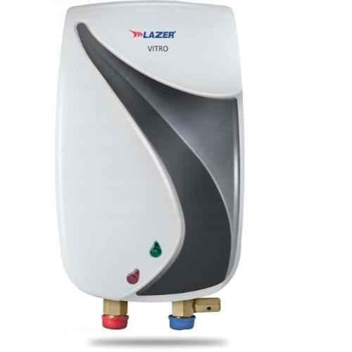 Buy Lazer Vitro 4500W 3L White u0026 Metallic Grey Electric Instant Water Heater  Online At Best Price On Moglix