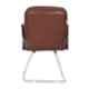 Da URBAN Milford 85x43x57cm Leatherette Brown Visitor Chair