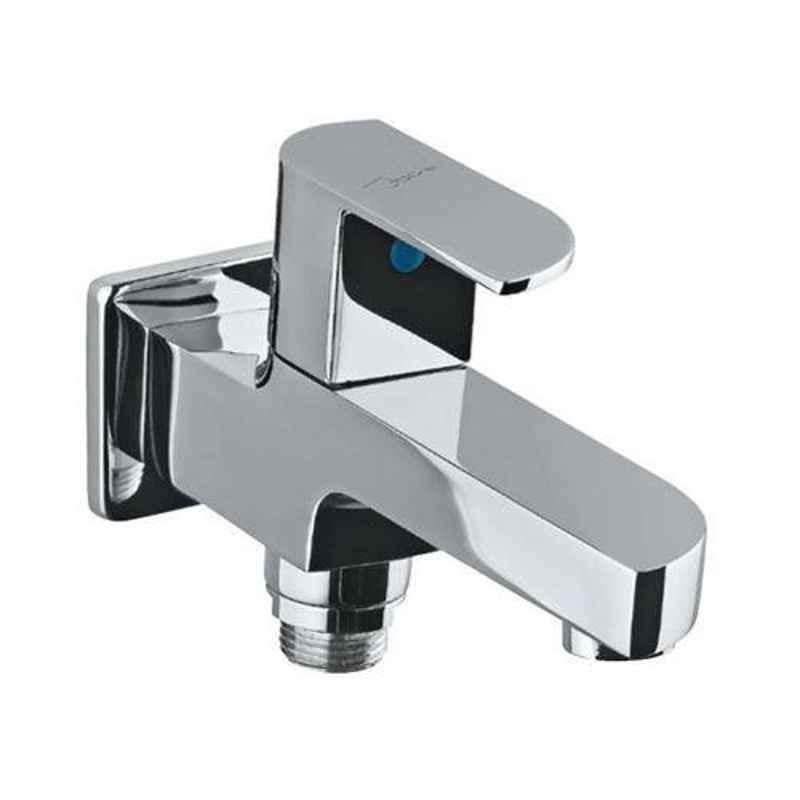 Jaquar Alive Chrome Quarter Turn 2 Way Bib Cock Tap with Wall Flange, ALI-CHR-85041