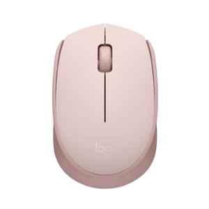 Logitech M171 Pink Ambidextrous Wireless Mouse with USB Mini Receiver & Optical Tracking