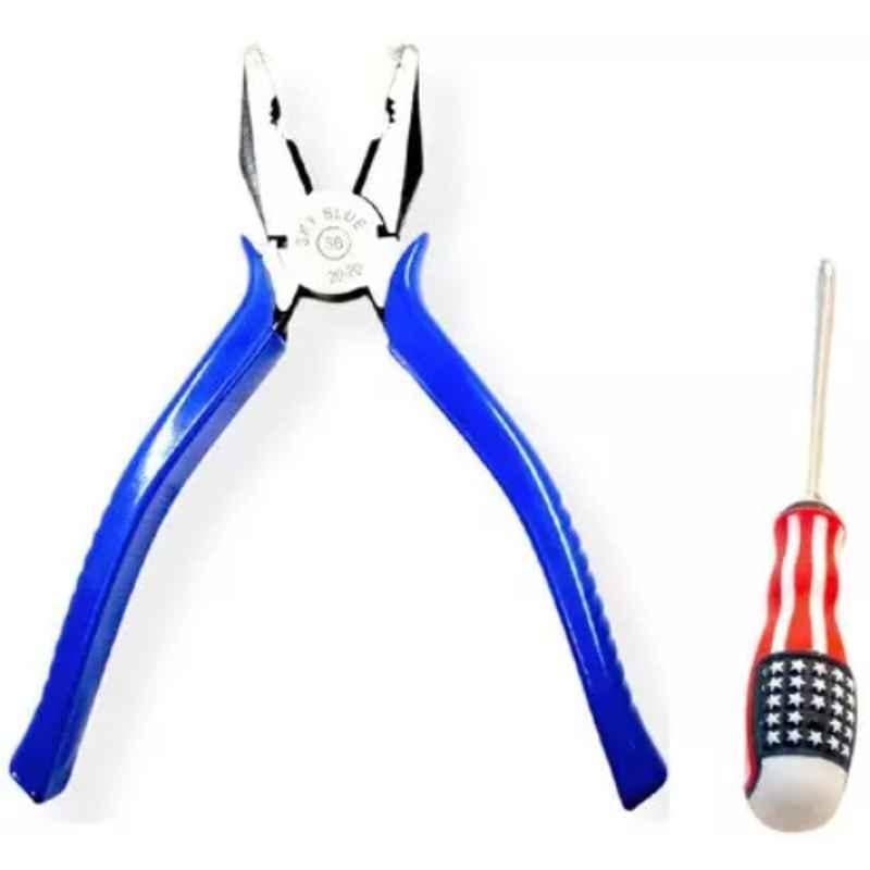 Sky Blue 2 Pcs 7.8 inch Groove Plier Combo, SBE_PLIER COMBO_147