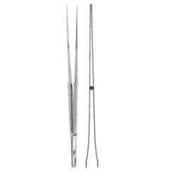 Alis 23cm/ 9 inch Micro Suture Tying Forceps with Platform Straight 0.6mm, A-GEN-262-23