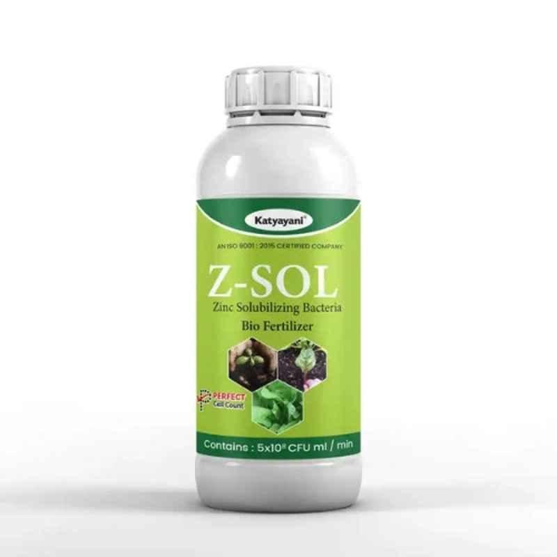 Katyayani 1L Zinc Solubiilizing Bacteria Bio Fertilizer, K-95 (Pack of 5)