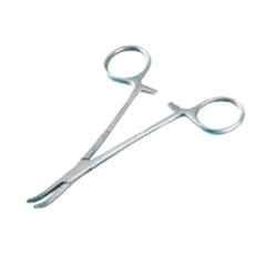 Forgesy 10 inch Stainless Steel Silver Counterfeiting Mosquito Arterial Curved Clamp, FORGESY271