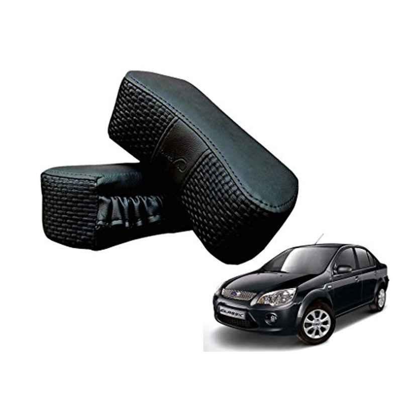 Kozdiko 2 Pcs Memory Foam Black Luxurious Neck Rest Set for Ford Fiesta Classic, koz_30013